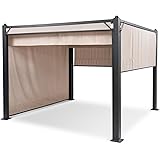 Tonnelle avec toit rétractable