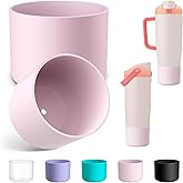 2PCS Silicone Boot for Owala FreeSip Sway 30oz 40oz Bottle, Anti-Slip Protective Sleeve Bottom Bumper Protector for Owala FreeSip Sway Stainless Steel Water Tumbler