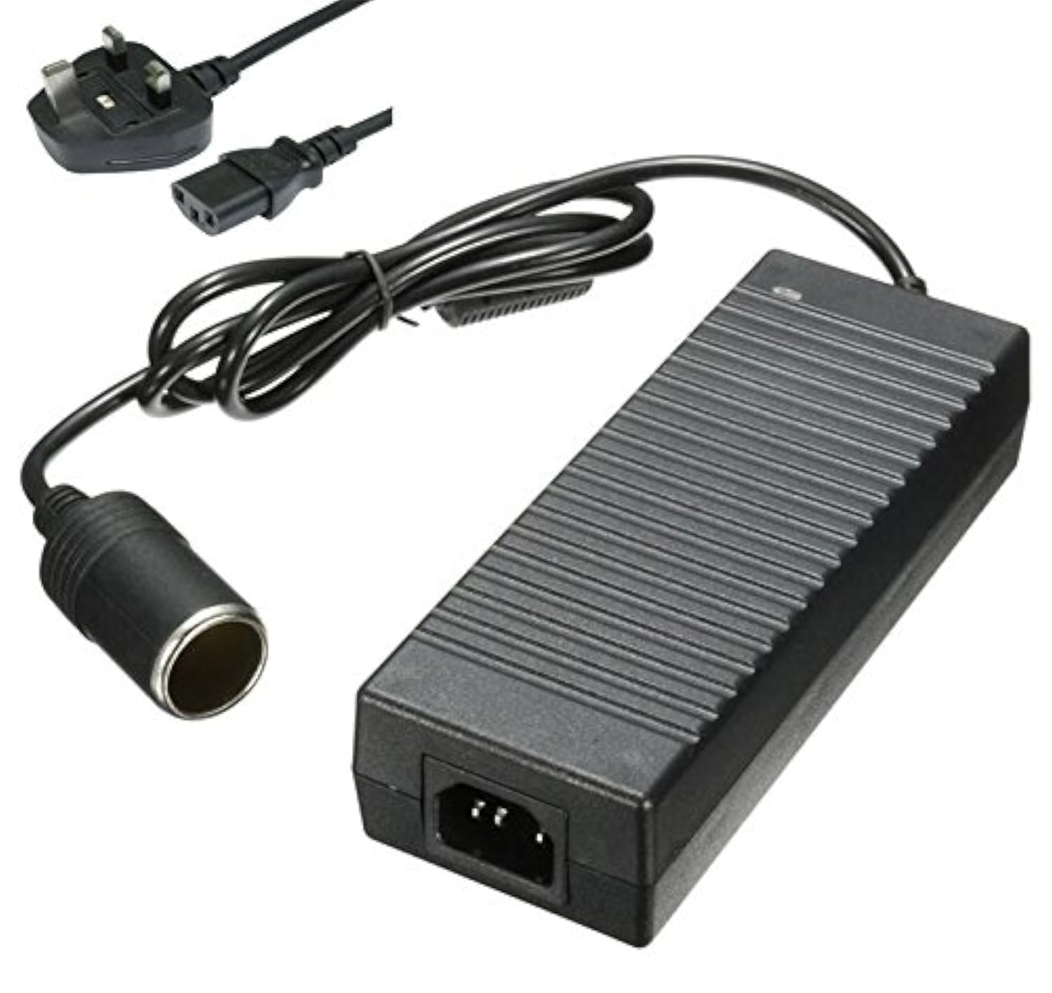 BW Car Power Inverters AC 100-240V Mains To DC 12V 10A Cigarette Lighter Voltage Converter Power Adapter, Universal 12V DC 10A Car Charger Power Supply Up to 120W