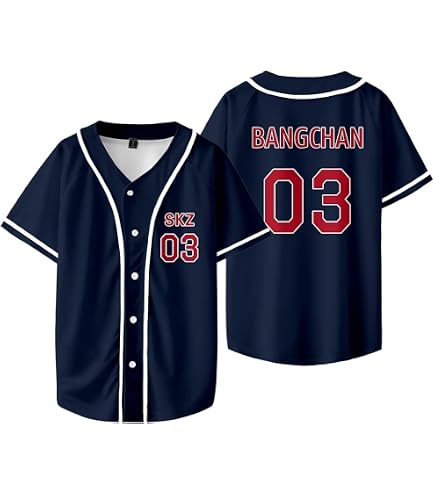 Amazon.com: KPOP Skz Baseball Jersey Felix Hyunjin Changbin Jisung