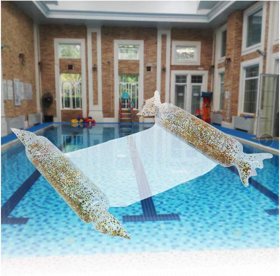 WYJHNL Inflatable Pool Floats for Adults & Kids Pool Lounger [2019 Upgraded] Pool Float Air Hammock Pool Raft Floaties for Adults Summer Swimming Pool Fun Party, Candy