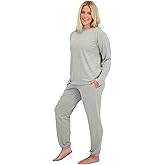 Blush by Us Angels 2 Piece Jogger Lounge Set for Women | Women's Travel Sweatsuit - Lightweight, Cozy Loungewear