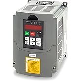 Huanyang VFD,Variable Frequency Drive,2.2kW 3HP,AC Single Phase 110/120V Input, for Three-Phase 110V Motor/Spindle Speed Rota