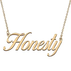 HUAN XUN Customized Custom Simple Any Name Necklace