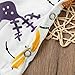 Happy kido Newborn Baby Girls Flower Animal Print Romper Bodysuit Outfits Spring Summer Tops (White, 12-18 Months)