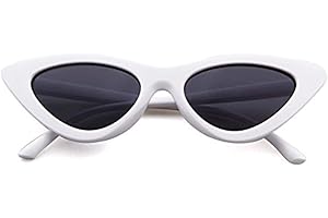 FOURCHEN Retro Vintage Narrow Cat Eye Sunglasses for kids heart shaped sunglasses