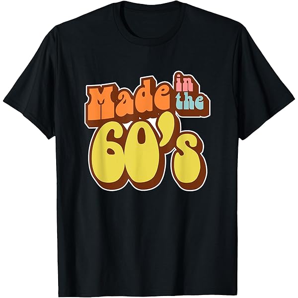Amazon.com: Made in the 60s Retro T-Shirt : Clothing, Shoes & Jewelry