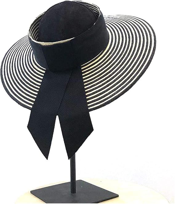 Amazon Lwsjp 麦わら帽子 レディース ストローハット わら 日除け つば広 軽量 ビーチ 旅行 夏 56 58cm 色 白 サイズ 56 58cm ハット 通販