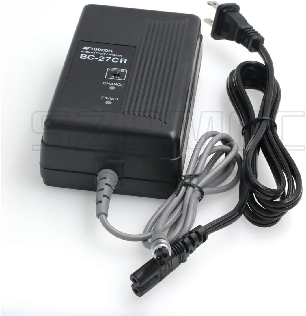 SZRMCC BC-27CR 3 Pin Female Plug Battery Charger forTotal Station BT-50Q BT-52Q and BT-52QA Batteries - Image 5