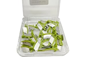 SMILEHEVEN Dental Sectional Matrix Wedges System,Dental Wedge Guard with Wedge Knife for Teeth Restoration,Pack of 50 (Green)