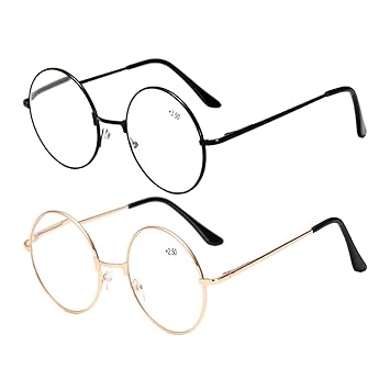 Amazon Com 2 Pairs Reading Glasses 2 50 Mens Womens Everyday Use
