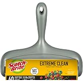 Scotch-Brite Extreme Clean Large Lint Roller,60 Sheets, 1 Pack | 50% Stickier*, Heavy Duty for Removing Debris &amp; Pet Hair on Clothes, Furniture, Cars, Offices &amp; More, 60 Sheets Total