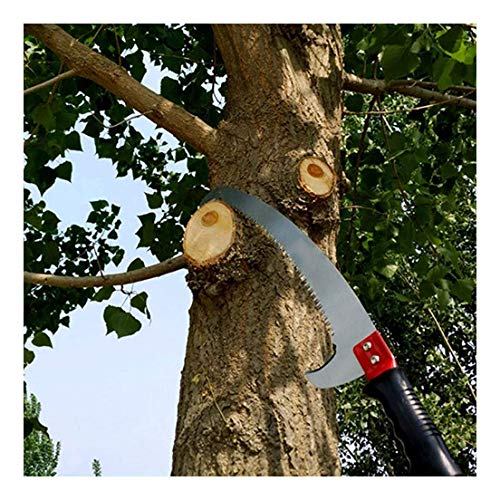 IF.HLMF Professionelle Teleskop-Baumsäge mit gebogenem Haken, Astsäge und Aluminium-Teleskopstange als Baumschneider mit… – Bild 5