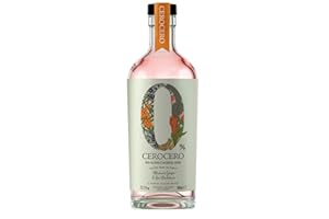 CeroCero Rhubarb, Ginger & Sea Buckthorn Gin Alternative 70cl | Non Alcoholic Spirits | Premium Non Alcoholic Gin by Spirits of Virtue | Imported by Think Distributors (700ml)
