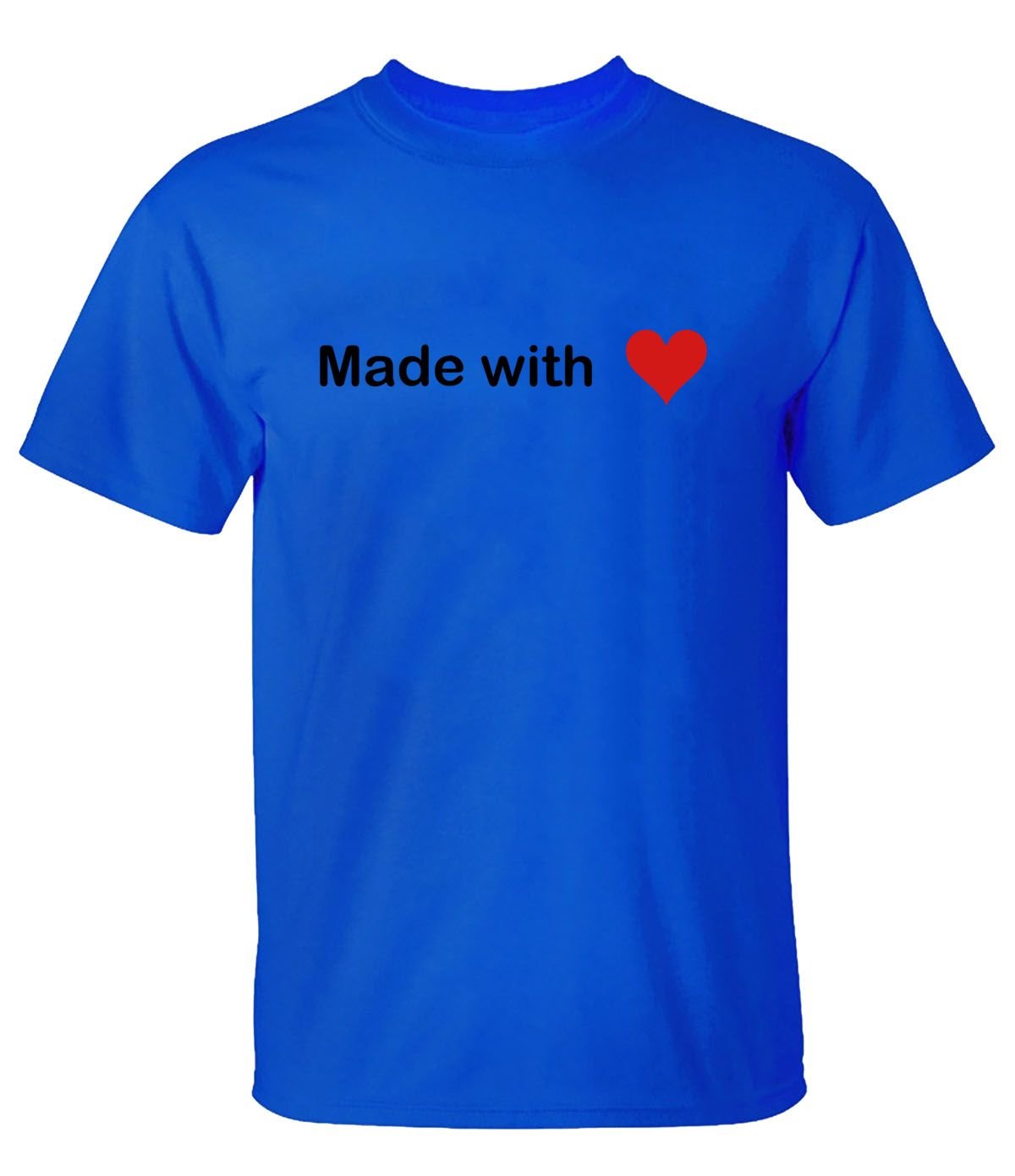 Made With Red Heart Tee For Mens Shirts Stellanovelty