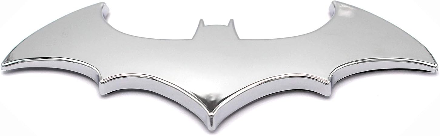 Autocollant 3D Métal Chromé Batman Chauve-souris - Déco Voiture, Motocyclette, Capot, Coffre, Résistant Aux Intempéries