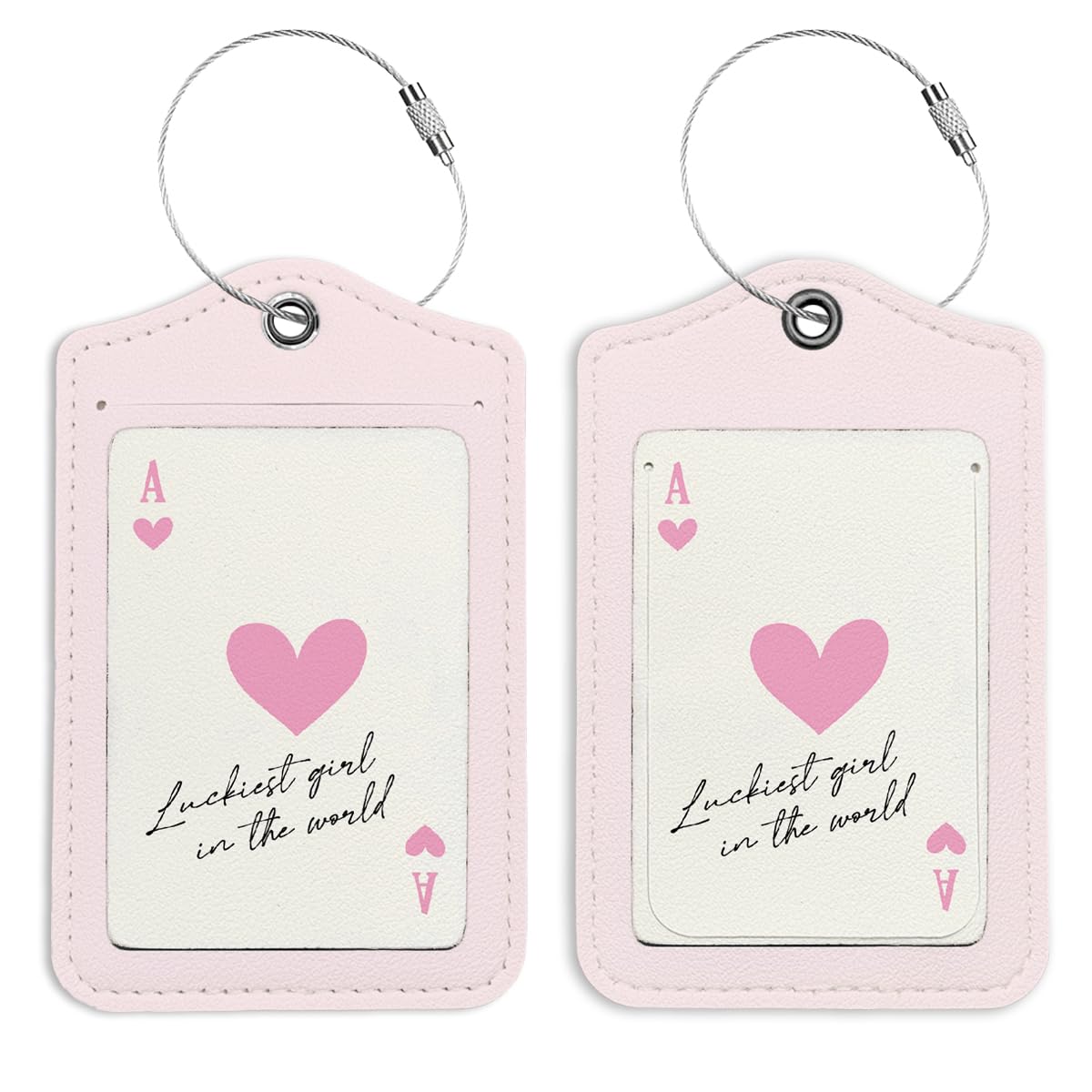 View 1 of ***MISSING PARTS***
LARTSFRO Pink Coquette Trendy Preppy Luggage Tags for Suitcases, Luckiest Girl Luggage Tag, Cute Luggage Tags for Women, Trendy Girly 2 Pack Luggage Tag for Travel, Teen Girls Gifts Suitcase Tags
