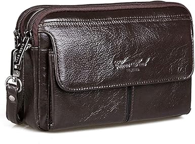 mens leather pouch wallet