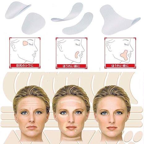 Die besten Geschenke des Valentinsgrußes für Frauen !!! Beisoug reizvolle ultradünne Facial Lift Patches für Falten-Entfernen