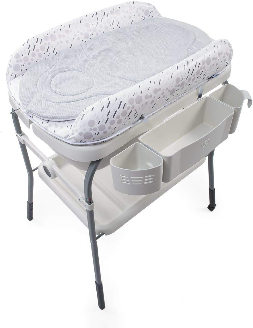 Chicco Combi Bain Baignoire Change Cuddle Bubble Cool Grey Table A Langer Amazon Fr Bebes Puericulture