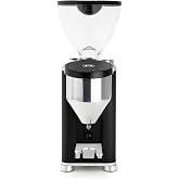 Rocket Espresso Giannino Espresso Grinder | 55mm | Stepless | Programmable Dosing | Insulated Case | (Black)