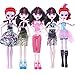 New 10 Sets Random Monster High Dolls Outfits Vest Top Coat Skirt Dress Pants