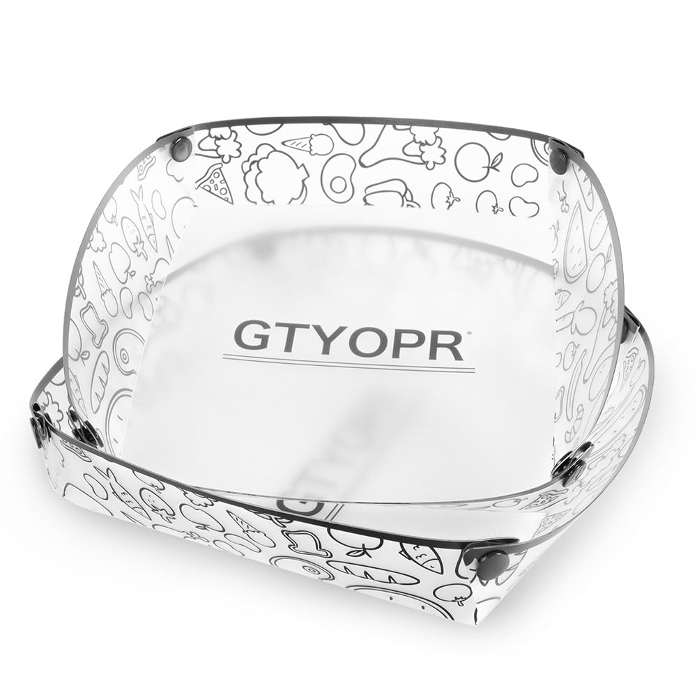 Photo 1 of GTYOPR Collapsible Bowl Set of 12 Pieces, Portable Food Grade Camping Plates Tableware, Plastic Folding Bowls For Outdoor Family Travel Picnic(6.8 * 6.8 * 1.5in)