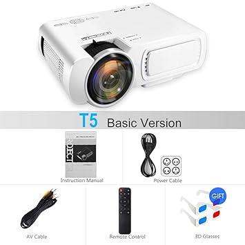 SMEI Potente Proyector De Android T5/t5 Pro Mini Proyector ...