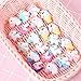 TSLIKANDO 90pcs Slime Charms with Mermaid Tails/Unicorns/Rainbows Slime Beads Resin Flatback for Scrapbooking DIY Crafts