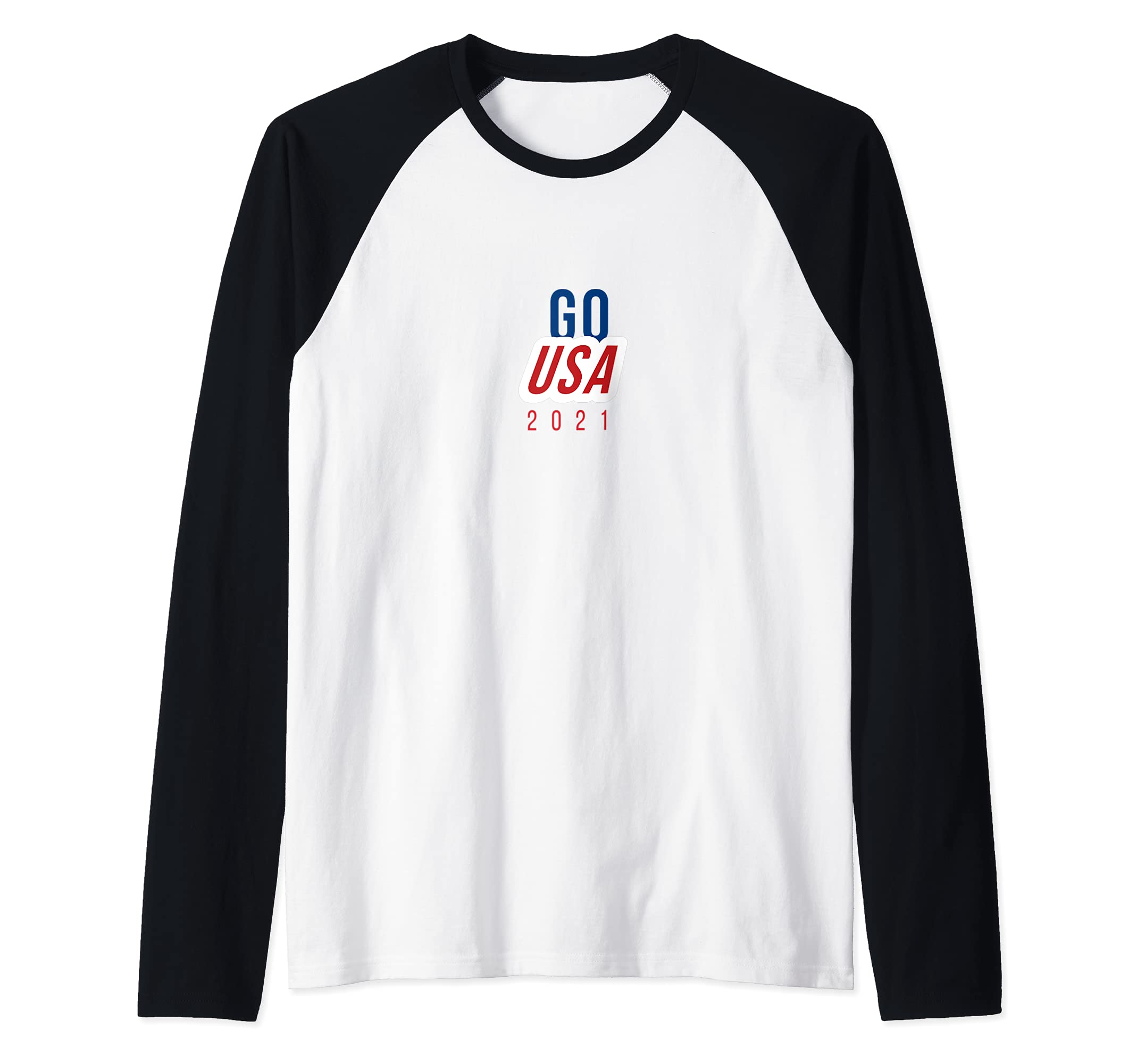 Flag United States Raglan Baseball Tee