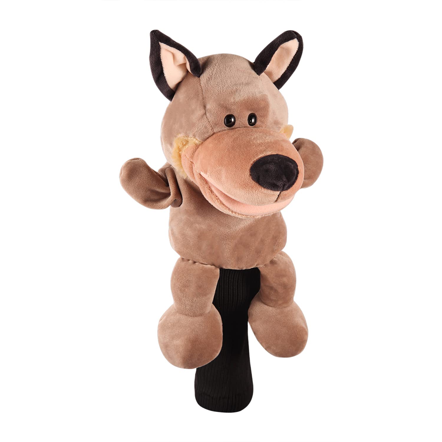 SHABIER Plush Novelty Animal Golf Driver Head Cover for 460cc Head Club (Wolf)