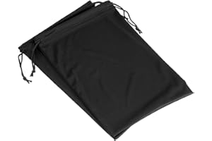 PATIKIL Ski Goggle Bag, 2 Pack 7.1"x10.6" Microfiber Snow Goggles Case Cover Soft Storage Sleeve Drawstring Pouch for Sunglas