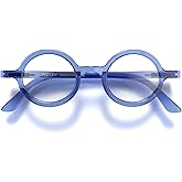 LONDON MOLE® Moley reading glasses | Cool round shaped readers | Men’s Women’s Unisex | Spring hinges