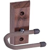 Dulcimer Hanger Wall Mount Hook by String Swing - Black Wanut CC01D-BW