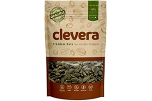 Clevera Organic Supreme Pumpkin Seeds AA 1 lb. - Fresh - Raw -Kosher - HACCP - Small Batch - Sustainably Sourced - Straight f