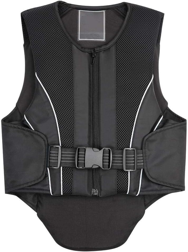 Gilet De Sécurité Équestre EVA Noir – Taille Unique, Protection Corps (Chine)