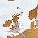 Scratch Off Map Of Europe – Color Europe Wall Map – Scratch Off – 23 x 33