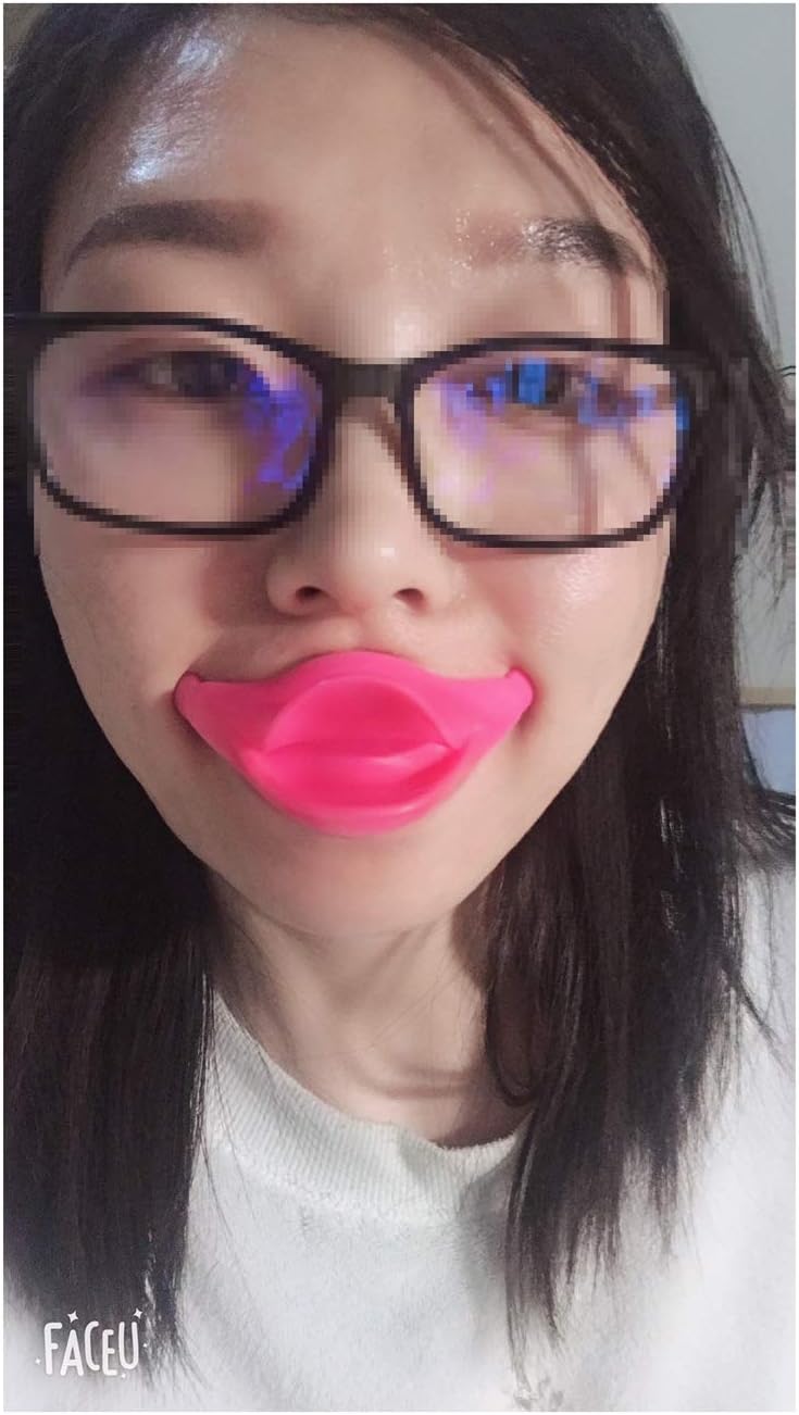 FS Smile Corrector Maker Facial Smile Fitness Exerciser Face Lift Jaw Workout Beauty Exercise Device (Color : Rose red)