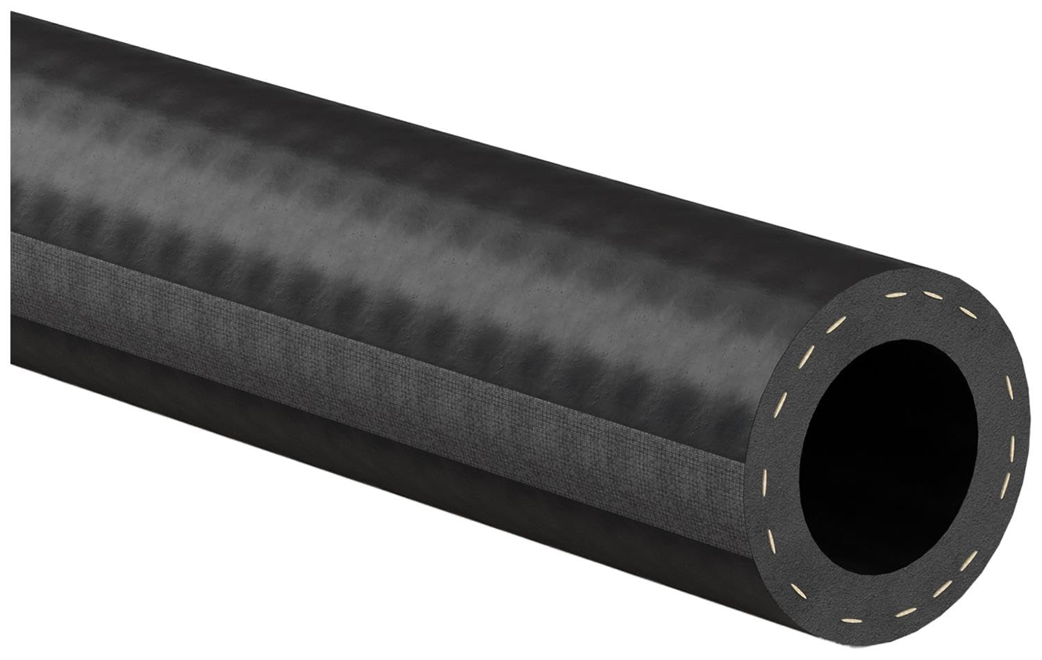 ACDelco Professional 30125 Carrete a granel de 50 pies de manguera multiusos recta de 3/4 pulgadas, negro