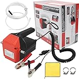 AIRTAK 12V 60W Oil Change Pump Extractor,Oil/Diesel