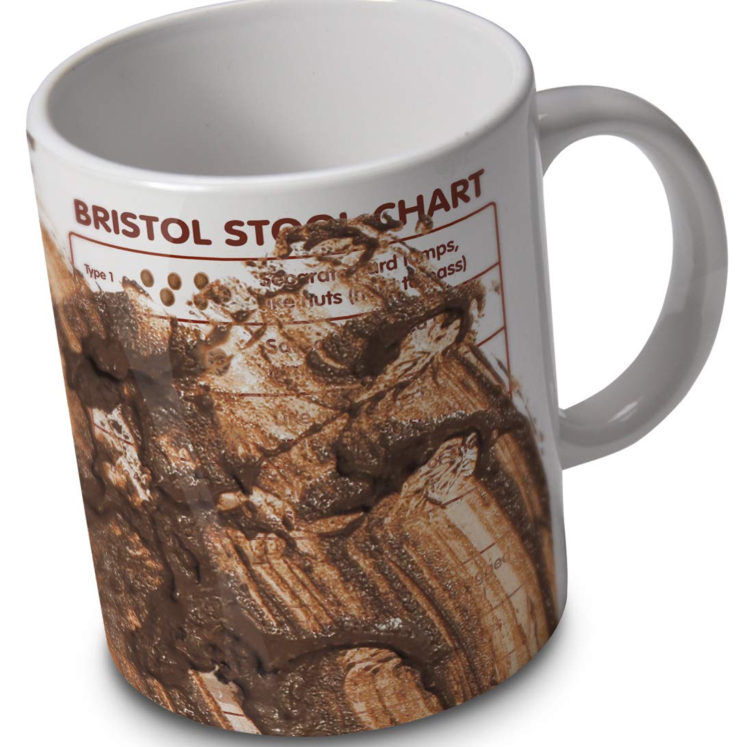 Bristol Stool Chart - Dirty Edition - Mug Cup - Ideal for nurses and medical students