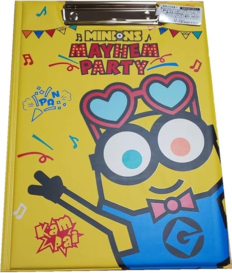 Amazon サイズ バインダー ミニオン ボブ ティム Usj 公式 限定 商品 Mayhem Party ユニバーサルスタジオ おもちゃ おもちゃ