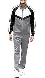 Track Suits for Men Sets with Full Zipper Sports