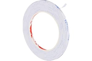 PATIKIL 5m/16.4ft Sealing Foam Tape, 5mm Wide 1mm Thick Single Sided Weather Stripping Door Furniture Seal Strip for Window P