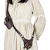 PENINSULA LOVE Medieval Leather Sword Shoulder Frog Strap Adjustable Viking Sheath Holster Renaissance Warrior Scabbard Belt