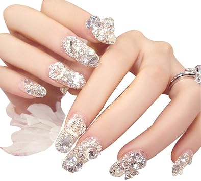 Nail Patch 24 Pièces En Boîte Faux Ongles Sentent Ensemble D
