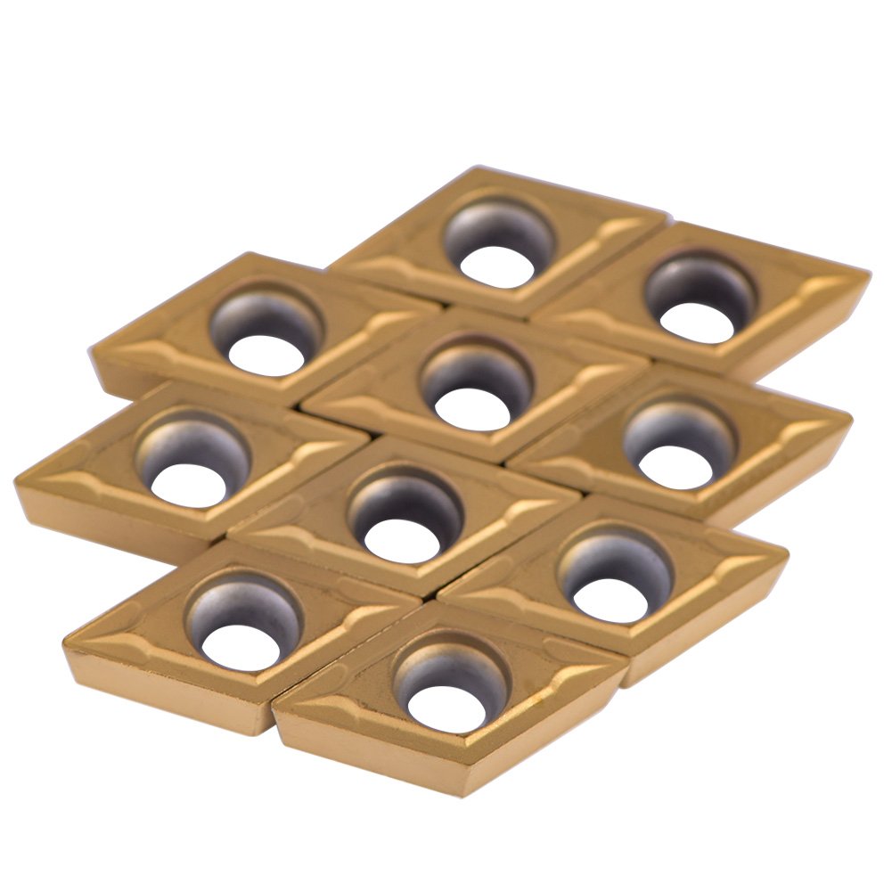 10Pcs DCMT11T304-HM YBC251 CNC Turning Inserts Set Golden Carbide Lathe Turning Cutters for Lathe Milling Tool - Image 4
