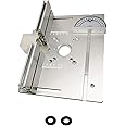 Router Table Insert Plate,Aluminum Router Insert Plate Small Router Base Plate Woodworking Router Flip Plate with Pre-Drilled Holes for Trimming Machine