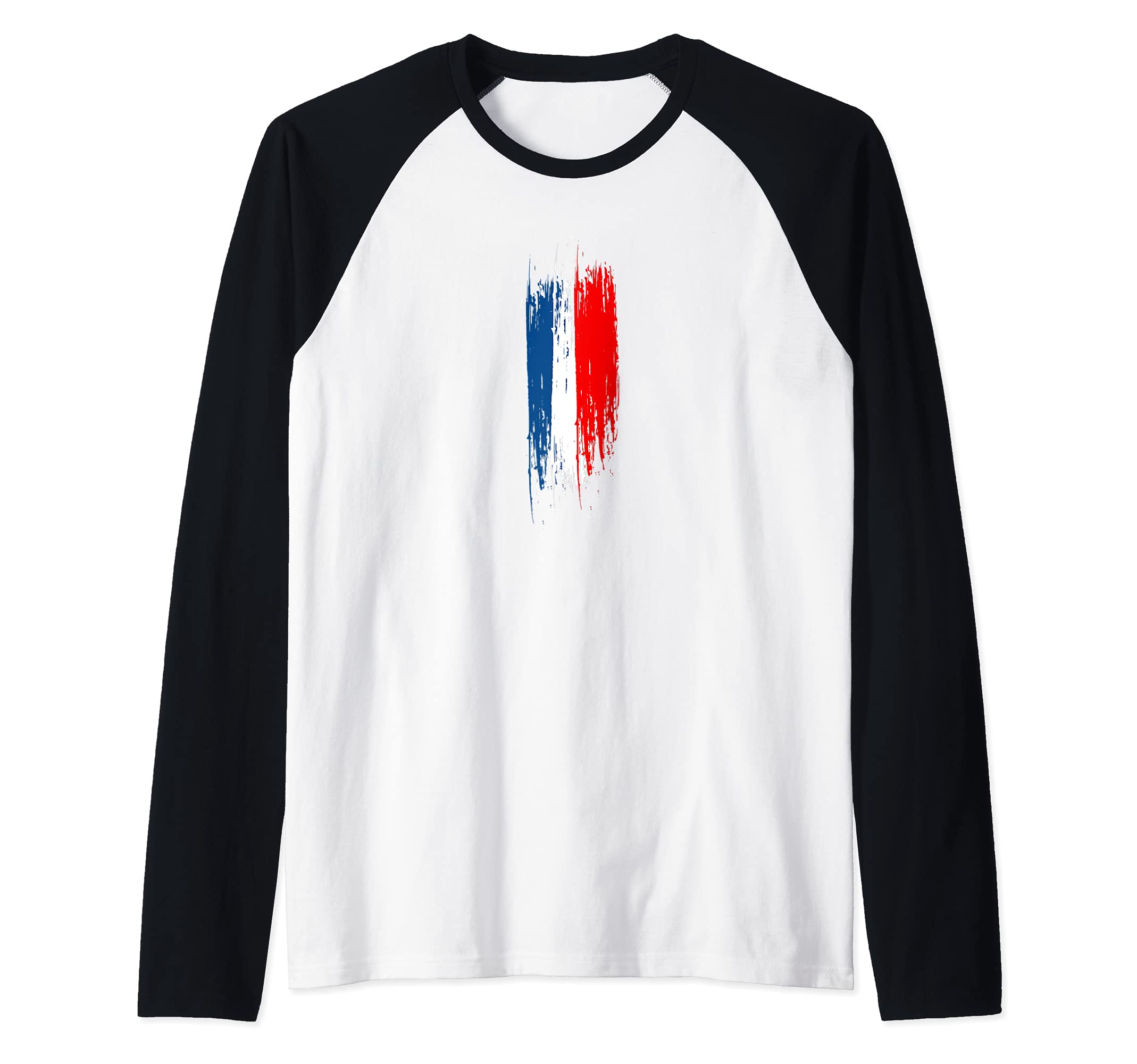Flag Czech Republic Raglan Baseball Tee