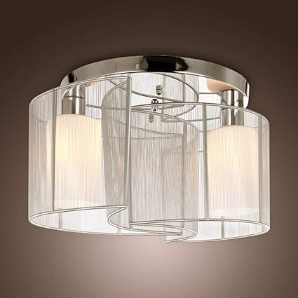 Pendant Lights 2 Light Semi Flush Mount Ceiling Light Fixture With